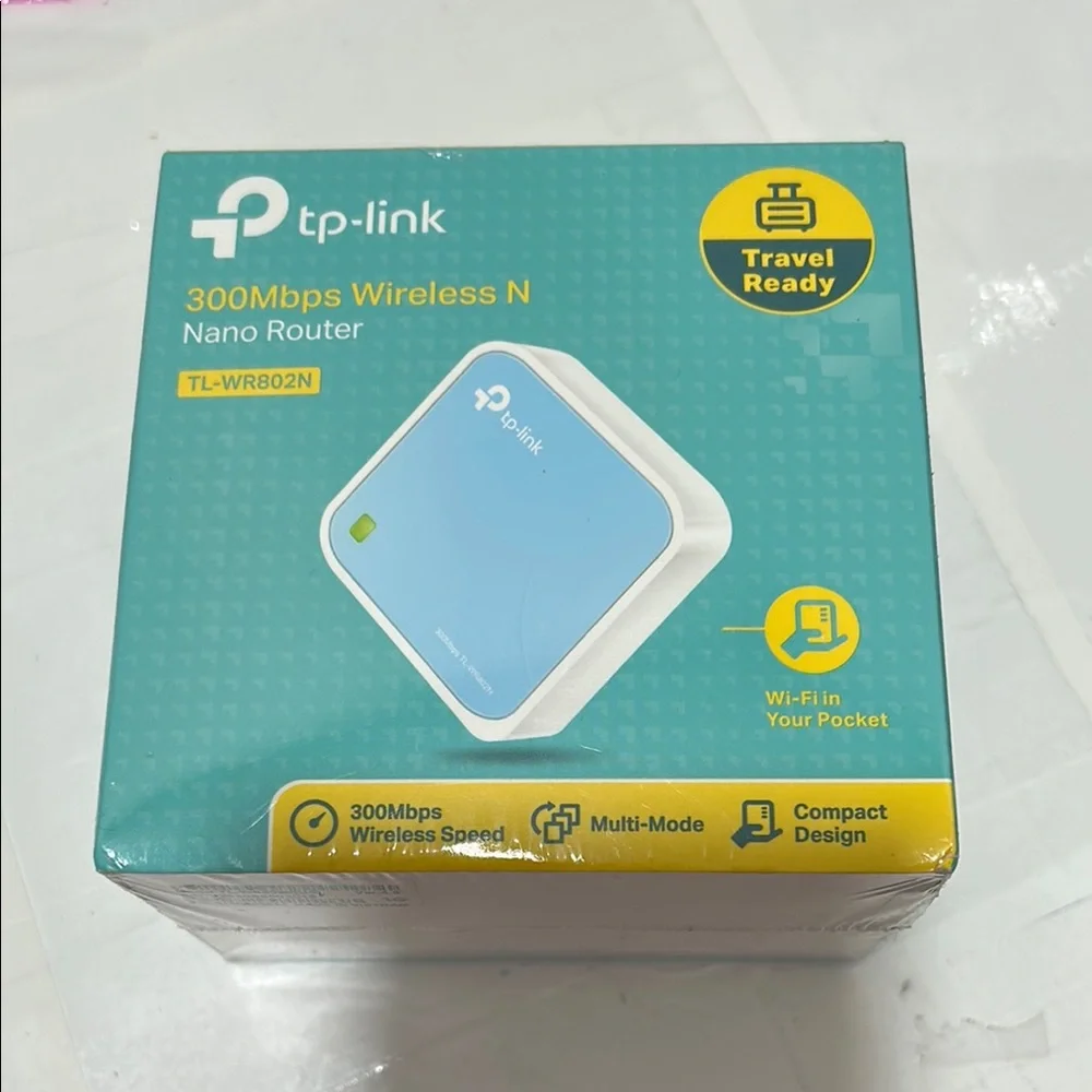 TP-Link 300Mbps Wireless Nano Router Travel ready NWT.. - Picture 9 of 9